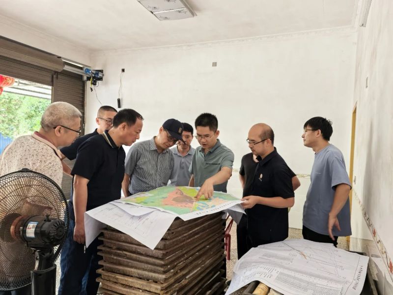 省j9国际厅学会理事长陈松岭一行到省地灾所浏阳、平江项目考察调研